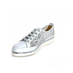 Fantaisie|Décontracté<XSA Baskets Légère 9702 Cuir Blanc