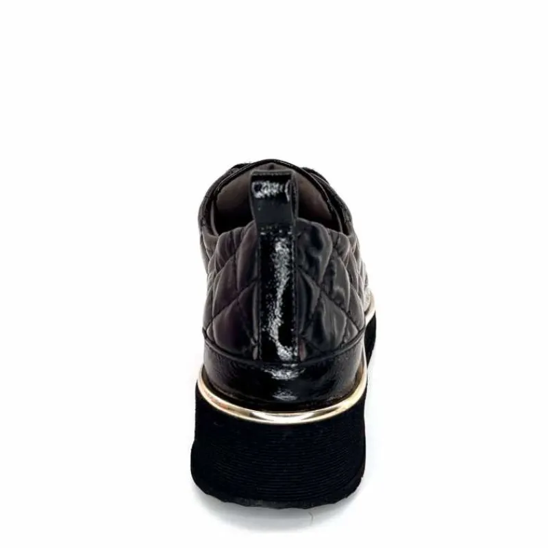 Sport Chic|Baskets<XSA Baskets Légère 160 Vernis & Cuir Matelassé Noir