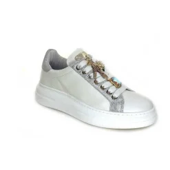 Teenager|Bijoux<Méliné Baskets Bi 7 Acc Var p9780 Cuir Bijoux Blanc