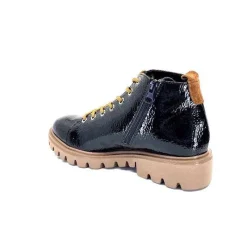 Sport|Baskets<Ivoire0130a Baskets Montante Ivoire 3g4925 Cuir Vernis Noir Marron