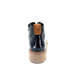Sport|Baskets<Ivoire0130a Baskets Montante Ivoire 3g4925 Cuir Vernis Noir Marron