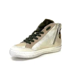 Teenager|Sport<Méliné Baskets Montante Bup1151 Cuir Doré Gold