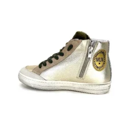 Teenager|Sport<Méliné Baskets Montante Bup1151 Cuir Doré Gold
