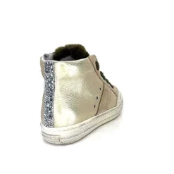 Teenager|Sport<Méliné Baskets Montante Bup1151 Cuir Doré Gold
