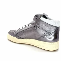 Teenager|Baskets<Semerdjian Baskets Montante SMR23 Braga A545 Cuir Métallique Gris GrisMétal
