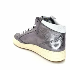 Teenager|Baskets<Semerdjian Baskets Montante SMR23 Braga A545 Cuir Métallique Gris GrisMétal