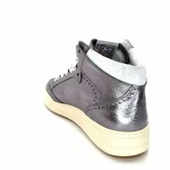 Teenager|Baskets<Semerdjian Baskets Montante SMR23 Braga A545 Cuir Métallique Gris GrisMétal