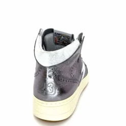 Teenager|Baskets<Semerdjian Baskets Montante SMR23 Braga A545 Cuir Métallique Gris GrisMétal