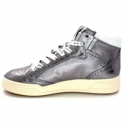 Teenager|Baskets<Semerdjian Baskets Montante SMR23 Braga A545 Cuir Métallique Gris GrisMétal