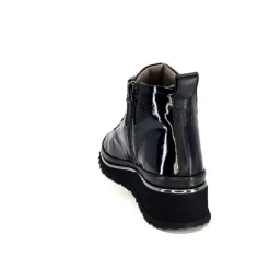 Sport Chic|Baskets<XSA Baskets Montante 9811Cuir Vernis Noir