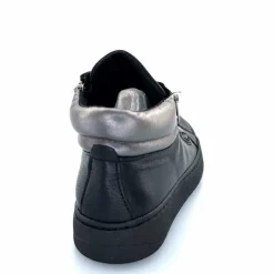 Basic|Baskets<Chacal Baskets Montantes Fermeture Éclair 6944 Cuir Noir