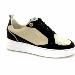 Teenager|Décontracté<Myma Baskets 7921 Cuir Crème Noir CrèmeNoir
