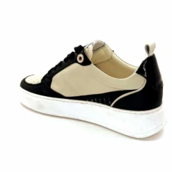 Teenager|Décontracté<Myma Baskets 7921 Cuir Crème Noir CrèmeNoir