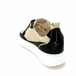 Teenager|Décontracté<Myma Baskets 7921 Cuir Crème Noir CrèmeNoir