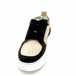 Teenager|Décontracté<Myma Baskets 7921 Cuir Crème Noir CrèmeNoir