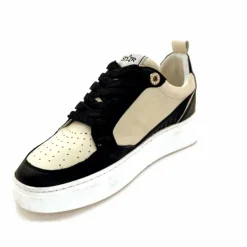 Teenager|Décontracté<Myma Baskets 7921 Cuir Crème Noir CrèmeNoir