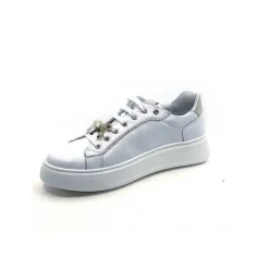 Sport Chic|Baskets<Nero Giardini Baskets E409975 Cuir Blanc