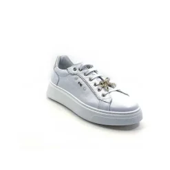 Sport Chic|Baskets<Nero Giardini Baskets E409975 Cuir Blanc