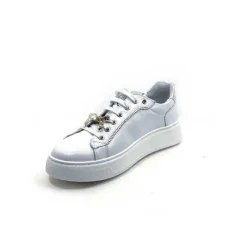 Sport Chic|Baskets<Nero Giardini Baskets E409975 Cuir Blanc