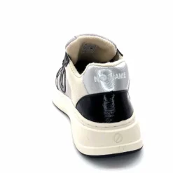 Compensées & Plateformes|Baskets<No Name Baskets Bridget Sneaker W Cuir Noir Blanc Gris BlancGrisClairNoir