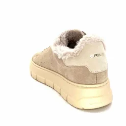 Fourrure|Baskets<Crime London Baskets Plateforme 21951 Daim Fourrure Beige