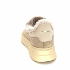 Fourrure|Baskets<Crime London Baskets Plateforme 21951 Daim Fourrure Beige