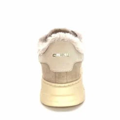 Fourrure|Baskets<Crime London Baskets Plateforme 21951 Daim Fourrure Beige