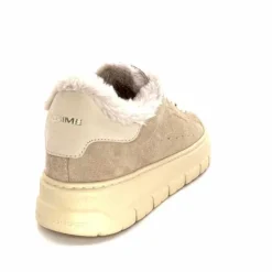 Fourrure|Baskets<Crime London Baskets Plateforme 21951 Daim Fourrure Beige