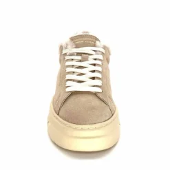 Fourrure|Baskets<Crime London Baskets Plateforme 21951 Daim Fourrure Beige