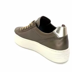 Sport Chic|Baskets<Nero Giardini Baskets Plateforme Fermeture Éclaire Nero Giardin 1411611 D322 Cuir Bronze