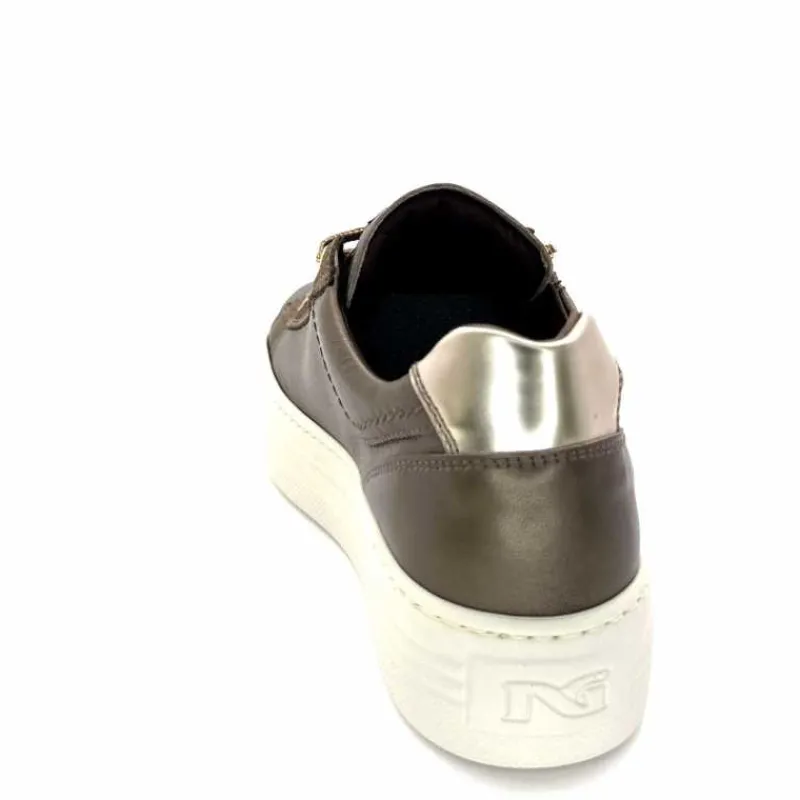 Sport Chic|Baskets<Nero Giardini Baskets Plateforme Fermeture Éclaire Nero Giardin 1411611 D322 Cuir Bronze