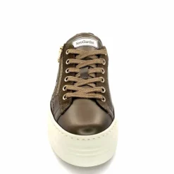 Sport Chic|Baskets<Nero Giardini Baskets Plateforme Fermeture Éclaire Nero Giardin 1411611 D322 Cuir Bronze