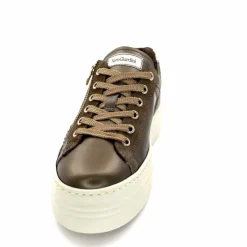 Sport Chic|Baskets<Nero Giardini Baskets Plateforme Fermeture Éclaire Nero Giardin 1411611 D322 Cuir Bronze