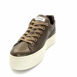 Sport Chic|Baskets<Nero Giardini Baskets Plateforme Fermeture Éclaire Nero Giardin 1411611 D322 Cuir Bronze