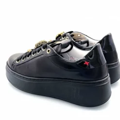 Teenager|Bijoux<GioPiu Baskets Plateforme Gio+ Pia 258a Cuir Bijoux Noir