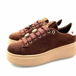 Teenager|Bijoux<GioPiu Baskets Plateforme Gio+ Pia 230a Daim Bijoux Marron