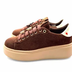 Teenager|Bijoux<GioPiu Baskets Plateforme Gio+ Pia 230a Daim Bijoux Marron