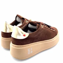 Teenager|Bijoux<GioPiu Baskets Plateforme Gio+ Pia 230a Daim Bijoux Marron