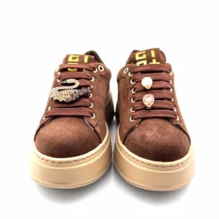 Teenager|Bijoux<GioPiu Baskets Plateforme Gio+ Pia 230a Daim Bijoux Marron