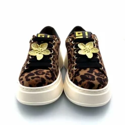 Teenager|Bijoux<GioPiu Baskets Plateforme Gio+ Pia 280a Textile Léo Bijoux Marron