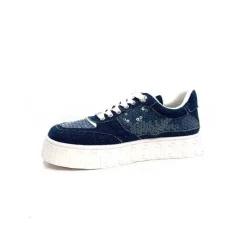 Sport|Baskets<Liu.Jo Baskets Plateforme Ba4123 Textile Denim Bleu