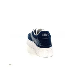 Sport|Baskets<Liu.Jo Baskets Plateforme Ba4123 Textile Denim Bleu