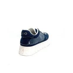 Sport|Baskets<Liu.Jo Baskets Plateforme Ba4123 Textile Denim Bleu