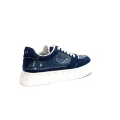 Sport|Baskets<Liu.Jo Baskets Plateforme Ba4123 Textile Denim Bleu