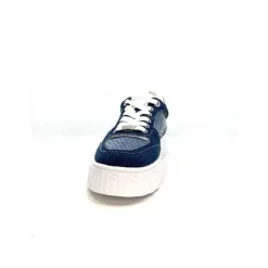 Sport|Baskets<Liu.Jo Baskets Plateforme Ba4123 Textile Denim Bleu