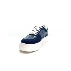 Sport|Baskets<Liu.Jo Baskets Plateforme Ba4123 Textile Denim Bleu