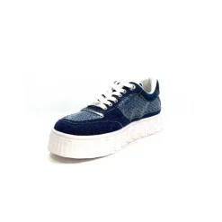 Sport|Baskets<Liu.Jo Baskets Plateforme Ba4123 Textile Denim Bleu