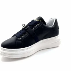 Sport Chic|Baskets<Méliné Baskets Plateforme Bi 195 Var A336 Cuir Marine