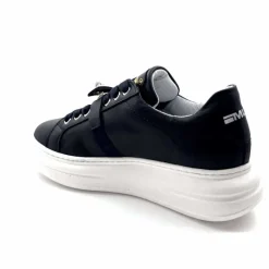 Sport Chic|Baskets<Méliné Baskets Plateforme Bi 195 Var A336 Cuir Marine