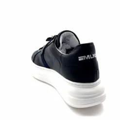 Sport Chic|Baskets<Méliné Baskets Plateforme Bi 195 Var A336 Cuir Marine